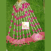 Lotus Hangings for Decoration Floral Wall Hangings for Temple, Diwali Décor Hanging, Diwali Gift Decor, Wedding and All Festival Decor